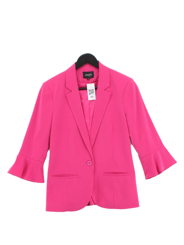 MbyM Women's Blazer S Pink Polyester with Elastane