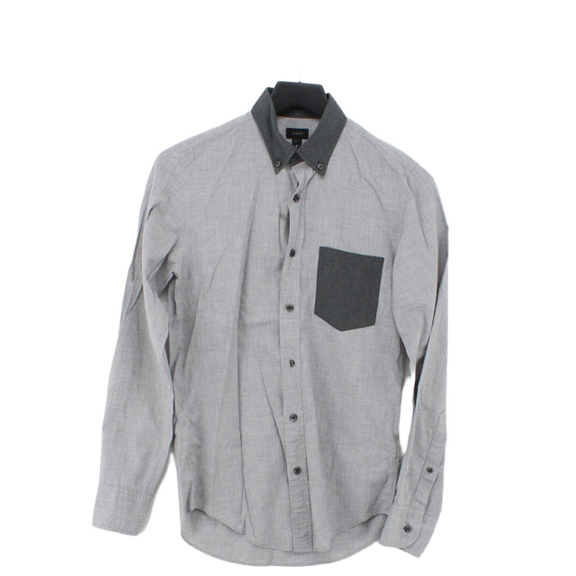 J. Crew Men's Shirt XS Grey 100% Cotton