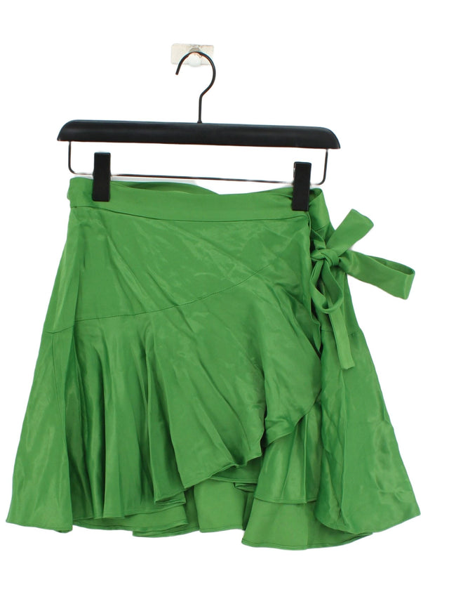 Zara Women's Midi Skirt S Green 100% Other