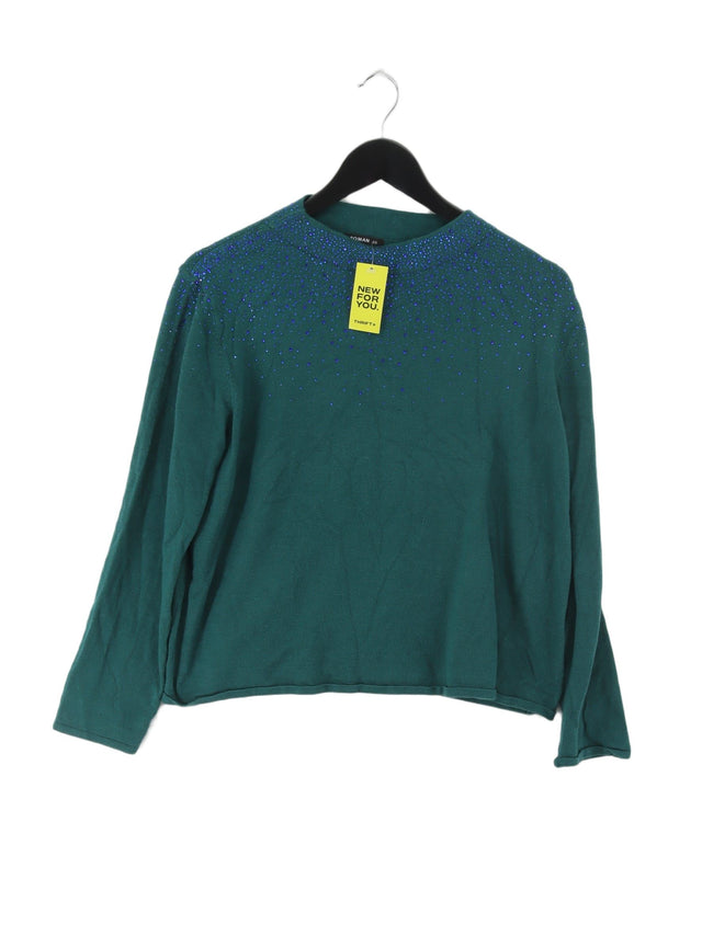 Roman Women's Jumper UK 20 Blue Polyester with Polyamide, Viscose