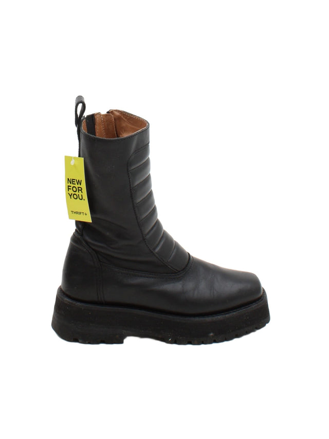 & Other Stories Women's Boots UK 4 Black 100% Other