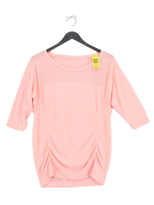 Sweaty Betty Women's T-Shirt M Pink Polyamide with Polyester