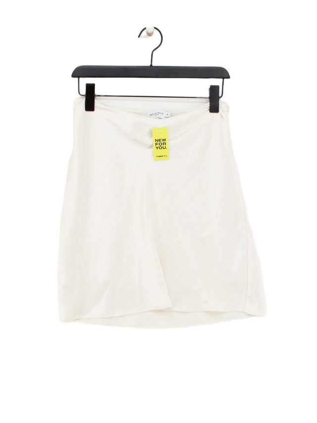 NA-KD Women's Midi Skirt UK 10 White 100% Polyester