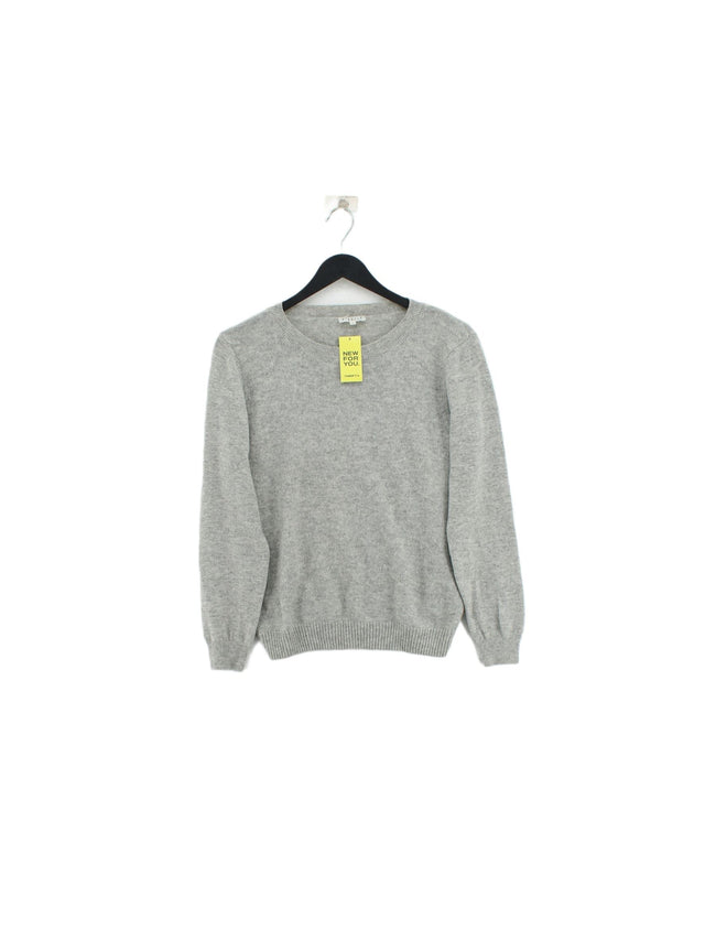 Claudie Pierlot Women's Jumper UK 6 Grey 100% Wool