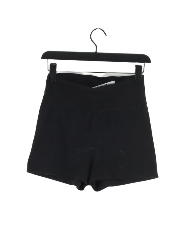 American Apparel Women's Shorts L Black Cotton with Elastane