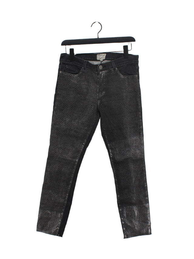 Current/Elliott Women's Jeans W 31 in Grey Cotton with Elastane