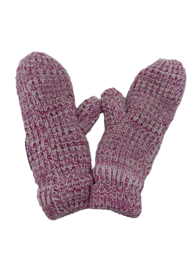 Superdry Women's Gloves Purple Acrylic with Other, Polyester