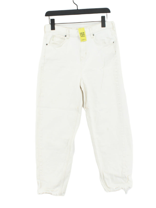 Ted Baker Women's Jeans W 30 in White Cotton with Other, Polyester