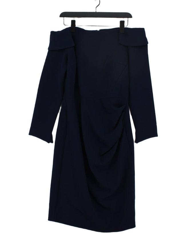 Mellaris Women's Midi Dress UK 14 Blue 100% Other