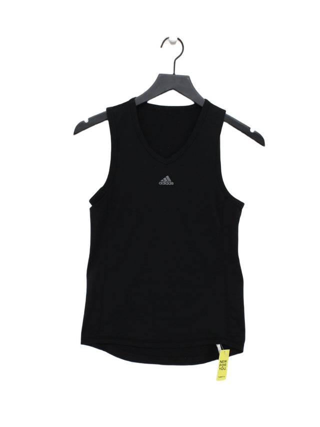 Adidas Women's T-Shirt S Black 100% Other