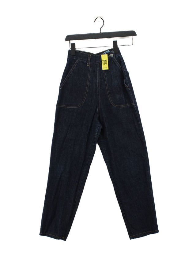 Freddies Of Pinewood Women's Jeans W 24 in Blue 100% Cotton