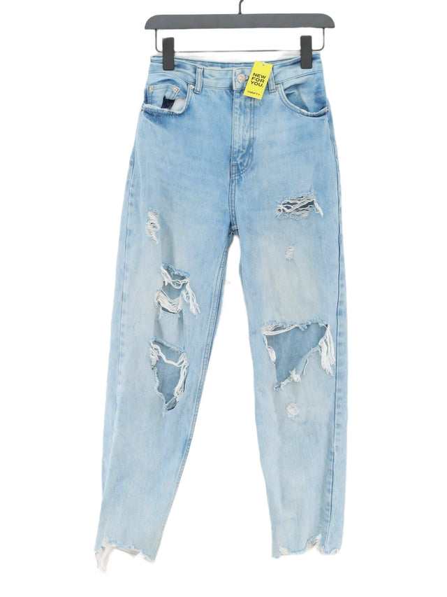 Bershka Women's Jeans UK 6 Blue 100% Other