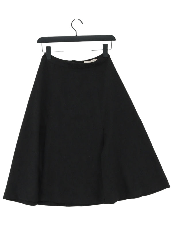 Louche Women's Midi Skirt UK 8 Black Polyester with Elastane
