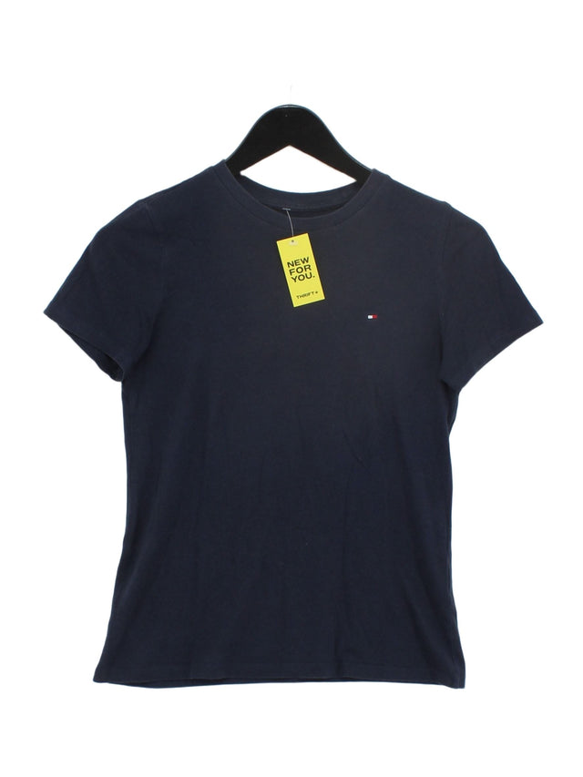 Tommy Hilfiger Women's T-Shirt S Blue 100% Other