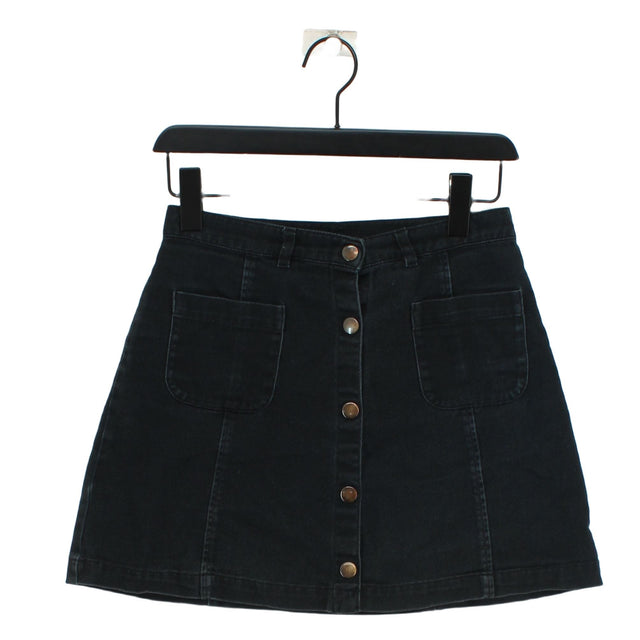 Monki Women's Midi Skirt UK 8 Blue 100% Other