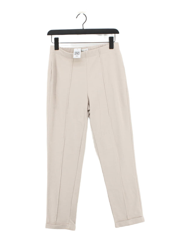 MNG Women's Suit Trousers S Cream 100% Polyester