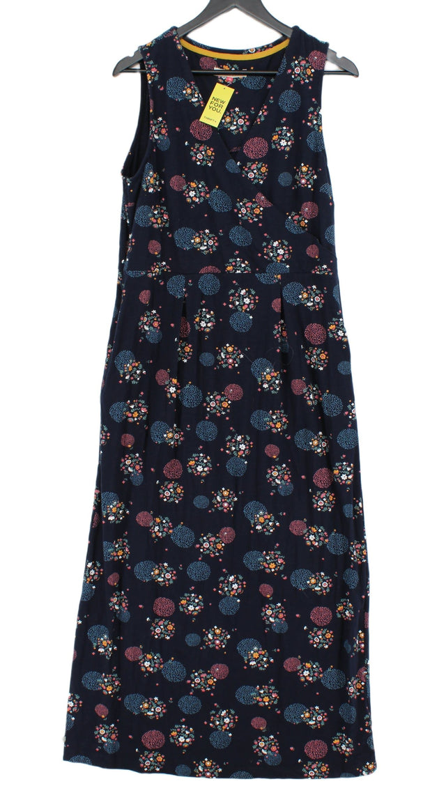 Brakeburn Women's Maxi Dress UK 16 Blue Cotton with Elastane