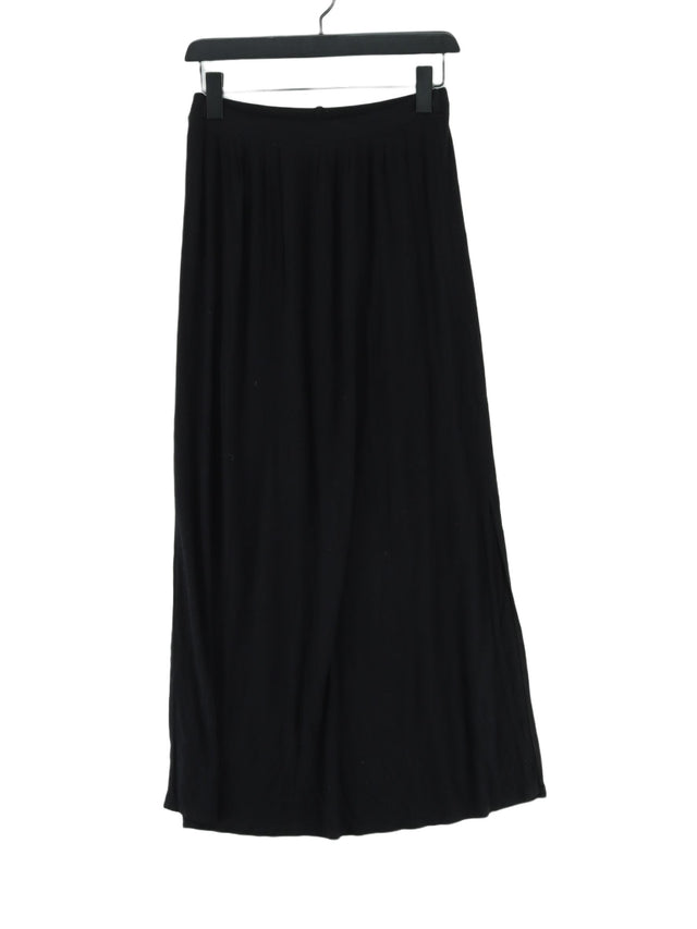 River Island Women's Maxi Skirt UK 10 Black 100% Viscose