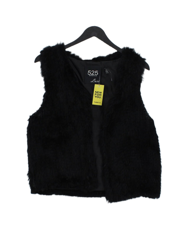 525 America Women's Cardigan S Black 100% Animal Fur