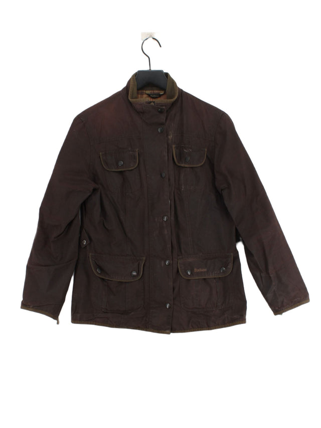 Barbour Women's Jacket UK 12 Brown 100% Cotton