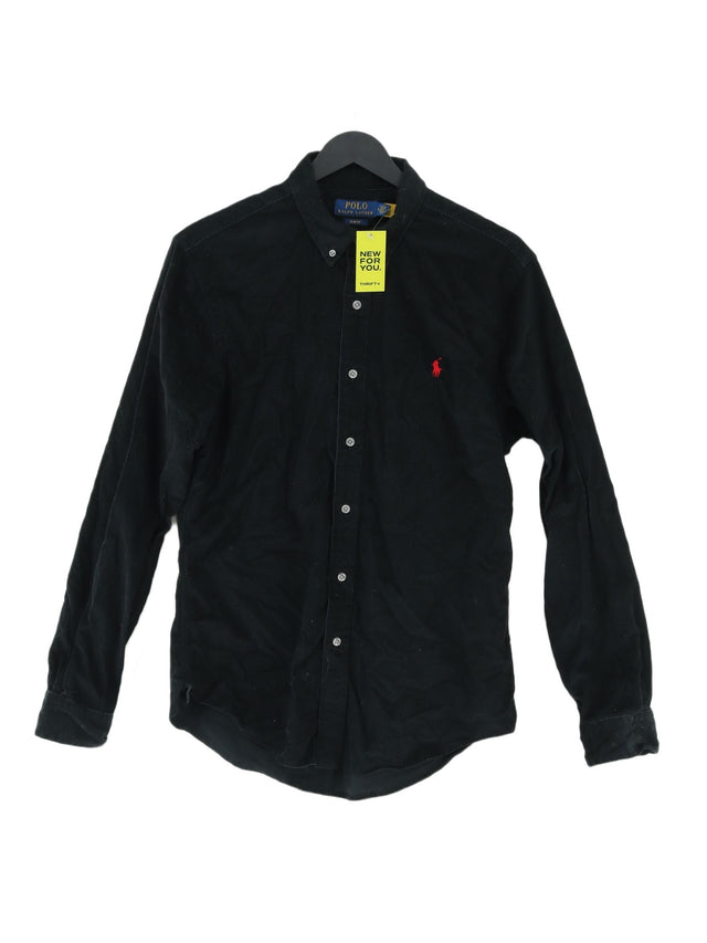 Ralph Lauren Men's Shirt M Black 100% Cotton