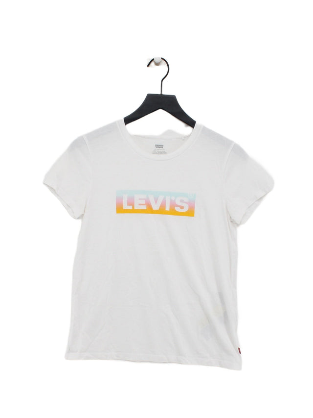 Levi’s Women's T-Shirt S White 100% Cotton