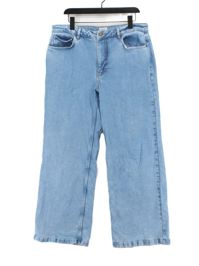 Hush Women's Jeans UK 18 Blue Cotton with Elastane