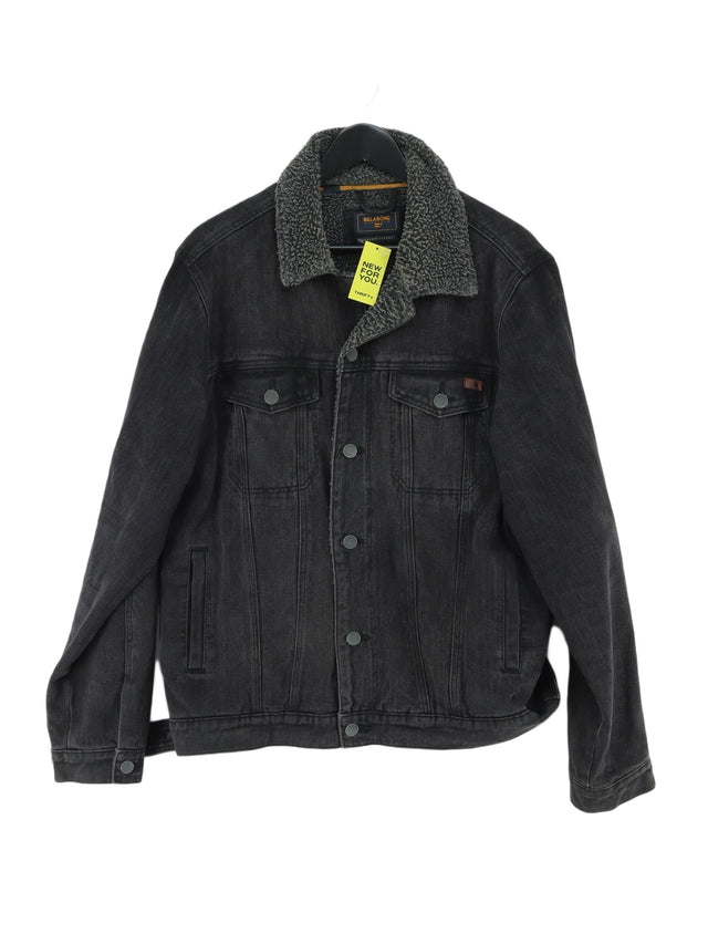 Billabong Men's Jacket XL Grey 100% Cotton
