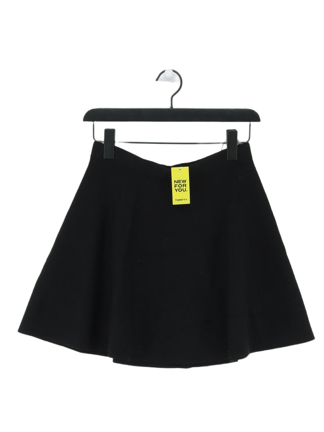 Ralph Lauren Women's Mini Skirt S Black Viscose with Elastane, Nylon