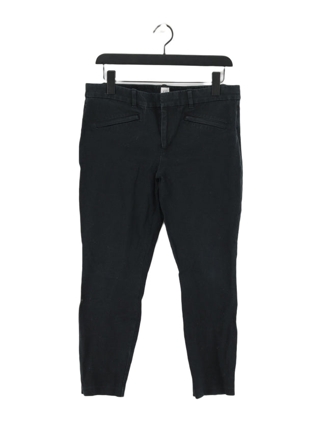Gap Women's Jeans UK 12 Black Cotton with Elastane