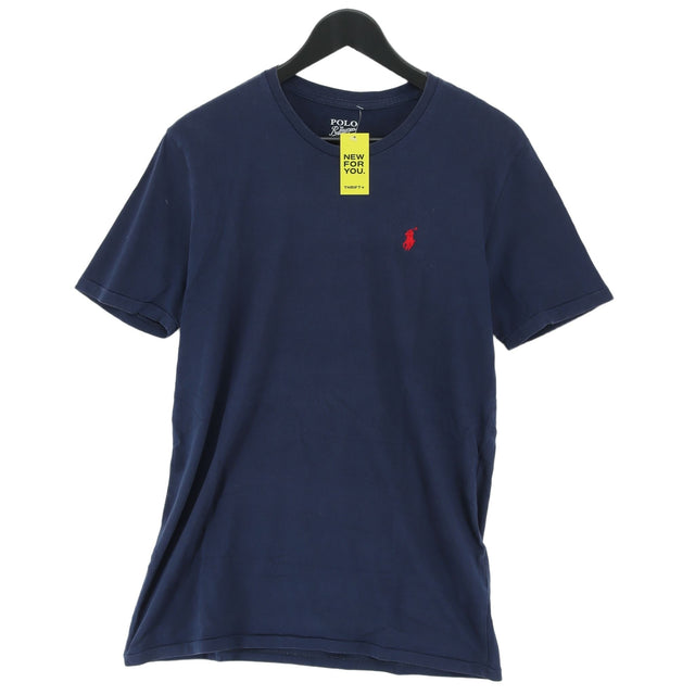 Ralph Lauren Women's T-Shirt L Blue 100% Cotton