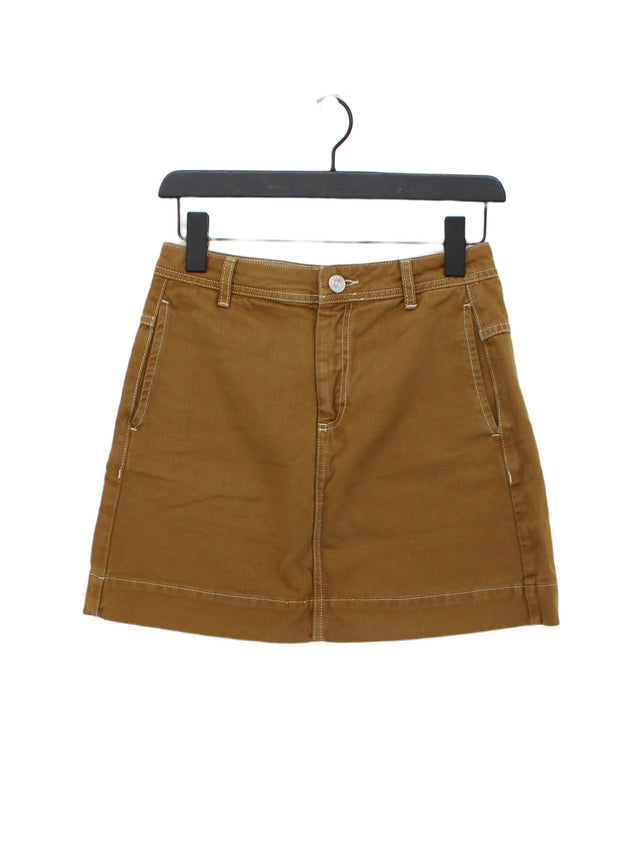 BDG Women's Mini Skirt S Tan 100% Cotton