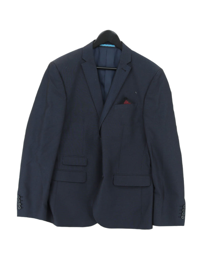 Next Men's Blazer Chest: 42 in Blue 100% Other