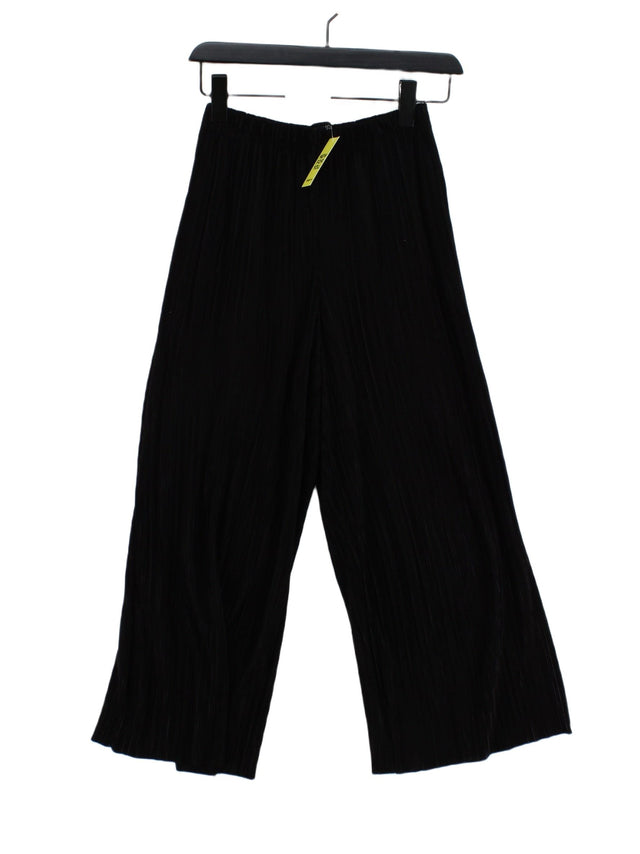 Topshop Women's Suit Trousers UK 6 Black 100% Other