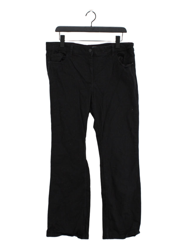 Next Women's Jeans UK 18 Black 100% Cotton