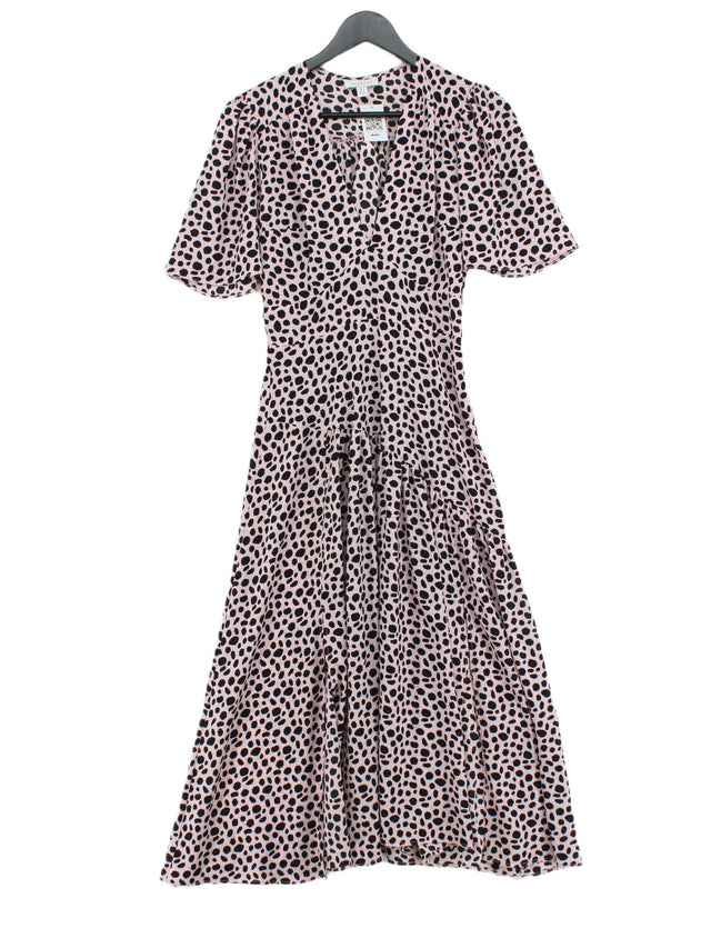 Topshop Women's Maxi Dress UK 8 Pink 100% Polyester
