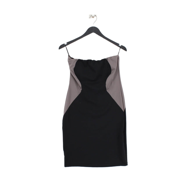 Next Women's Mini Dress UK 12 Black Polyester with Elastane