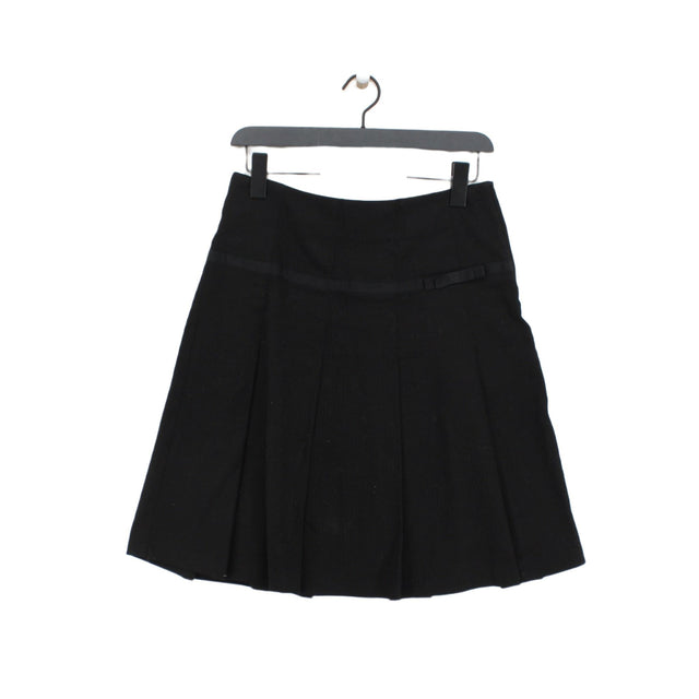 Saint Tropez Women's Midi Skirt S Black Cotton with Spandex
