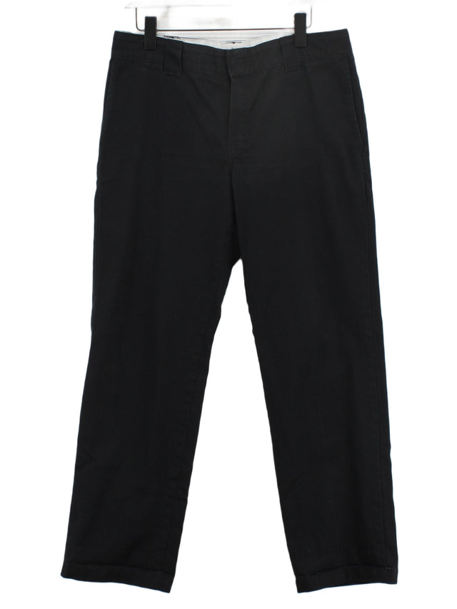 Dickies Men's Trousers W 34 in; L 32 in Black Cotton with Polyester