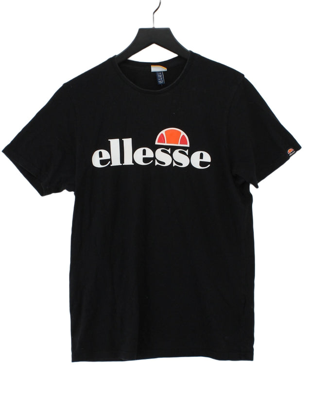 Ellesse Men's T-Shirt M Black 100% Cotton