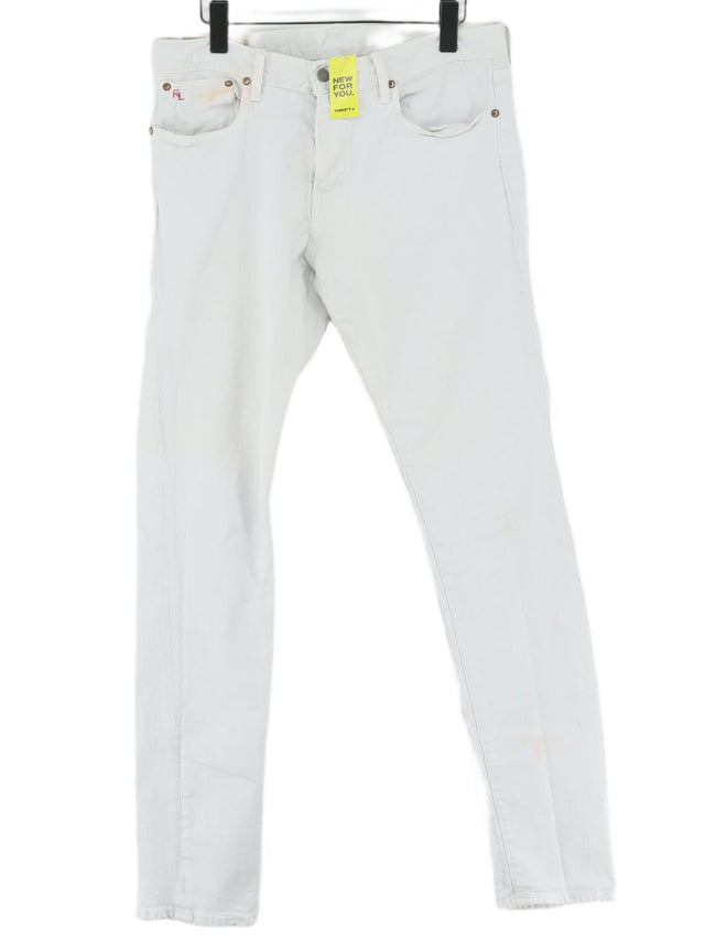Ralph Lauren Men's Jeans W 33 in White 100% Cotton