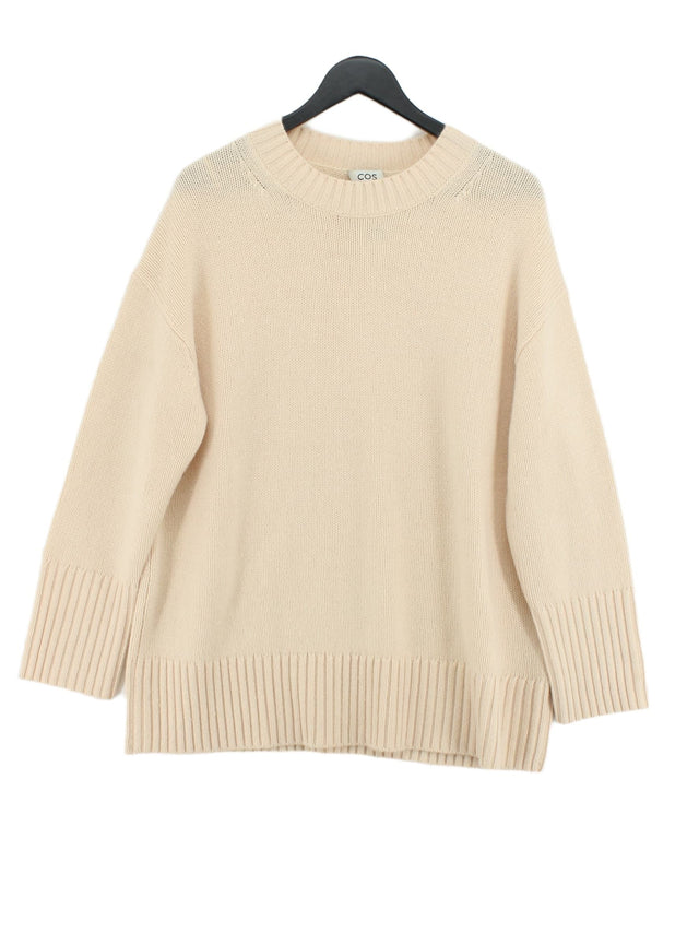 COS Men's Jumper M Cream 100% Cashmere