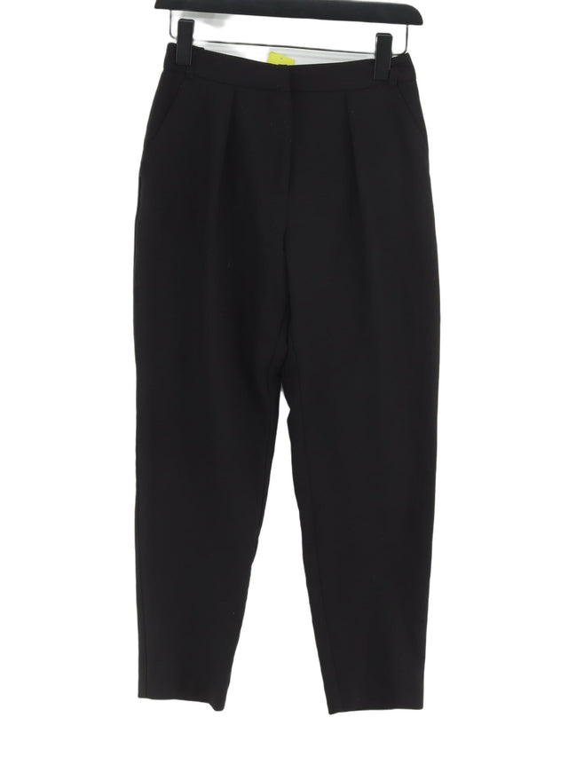 Oasis Women's Suit Trousers UK 6 Black Polyester with Viscose