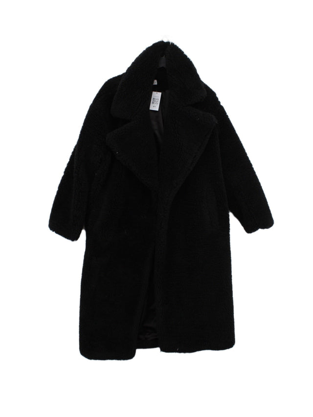 Oh Polly Women's Coat XS Black Polyester with Spandex