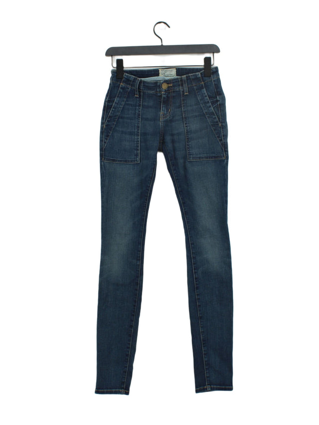Current/Elliott Women's Jeans W 28 in Blue Cotton with Elastane