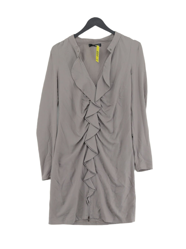 Liu Jo Women's Midi Dress UK 14 Grey 100% Other