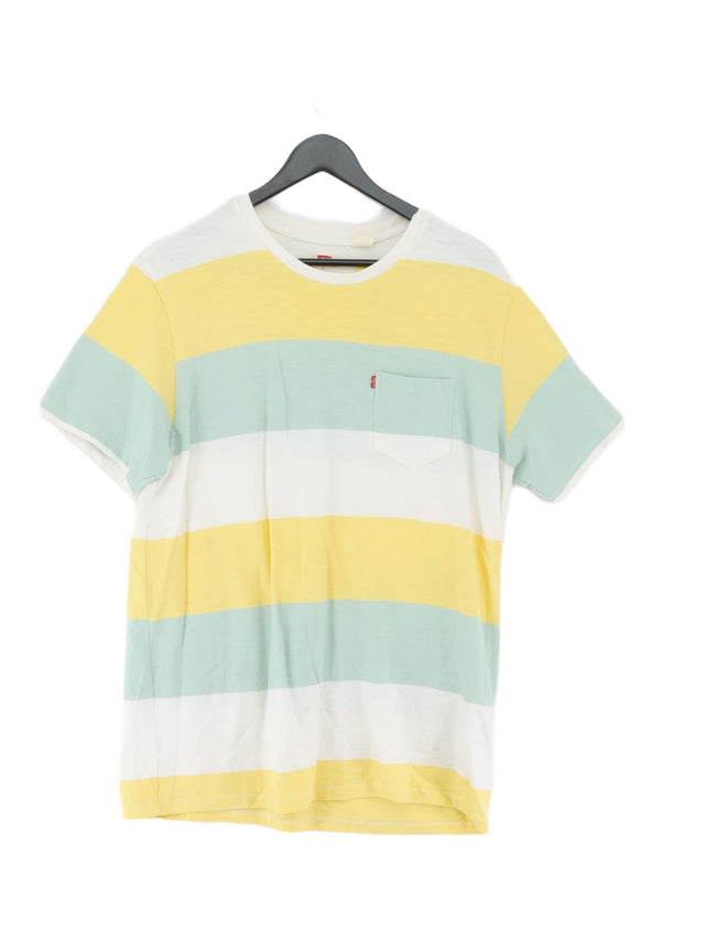 Levi’s Men's T-Shirt L Yellow 100% Cotton