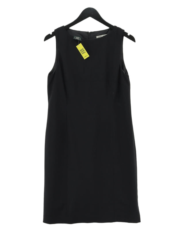 Laura Ashley Women's Midi Dress UK 14 Black 100% Other
