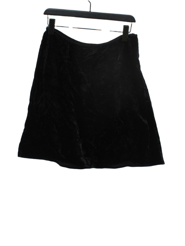 Ghost Women's Midi Skirt W 28 in Black 100% Viscose