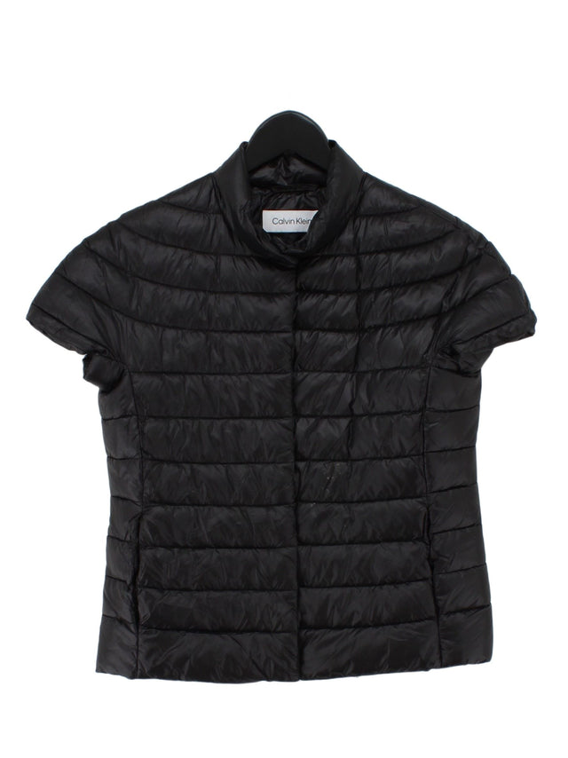Calvin Klein Women's Coat Chest: 36 in Black Nylon with Polyester
